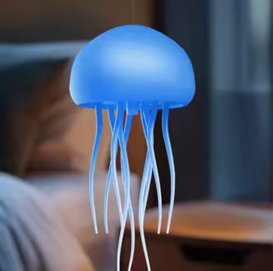 Rechargeable Jellyfish LED Night Light – Color Changing Floating Mood Lamp